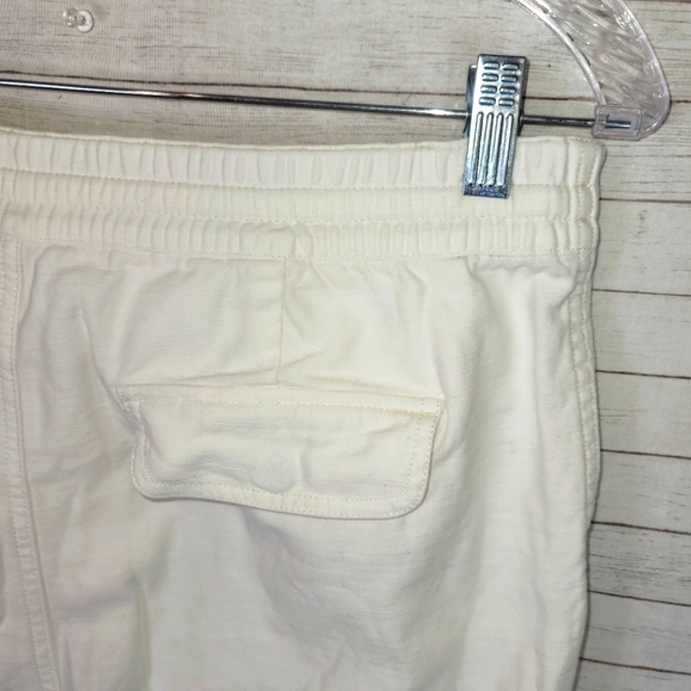 J.CREW TIE WAIST CAMP PANT IN IVORY, SZ MEDIUM - Picture 10 of 16
